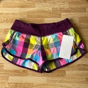 Lululemon NWT. Run Speed Short size 4